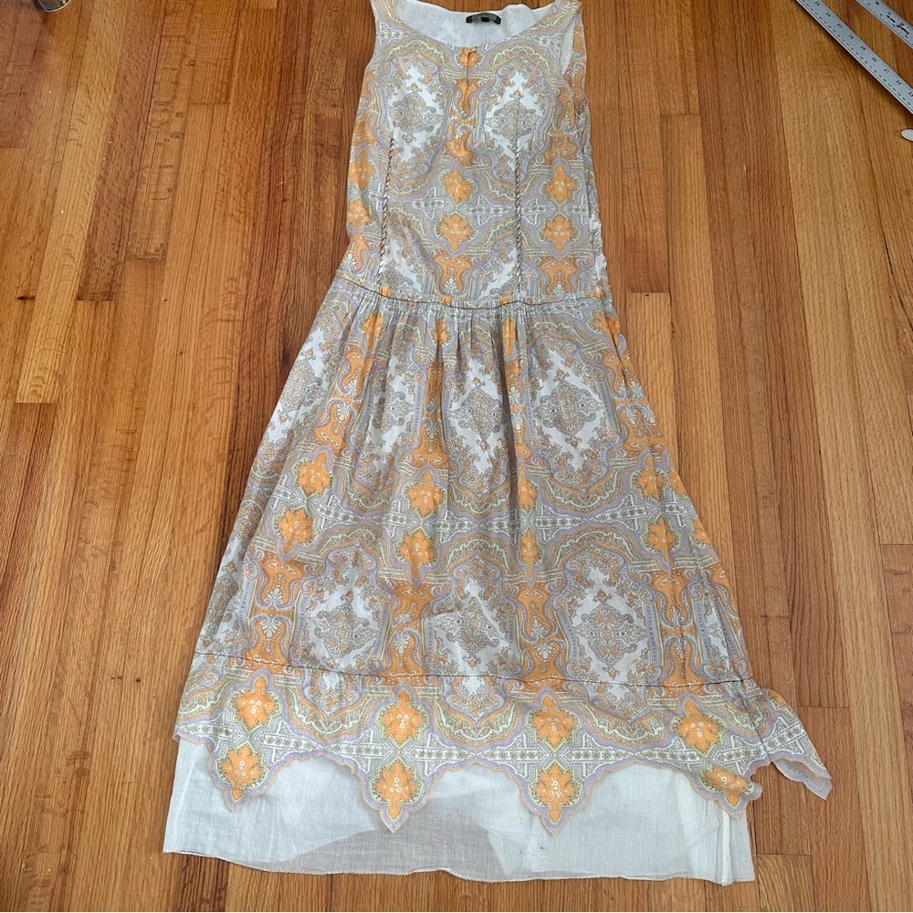 ROZAE  NICHOLS BOHEMIAN LONG DRESS SIZE tag missing (n)